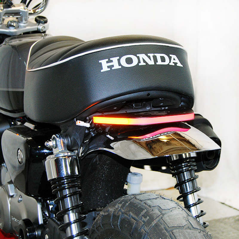 Honda Monkey License Plate Relocation - Side Mount - New Rage Cycles - 2-Position - `18-`27